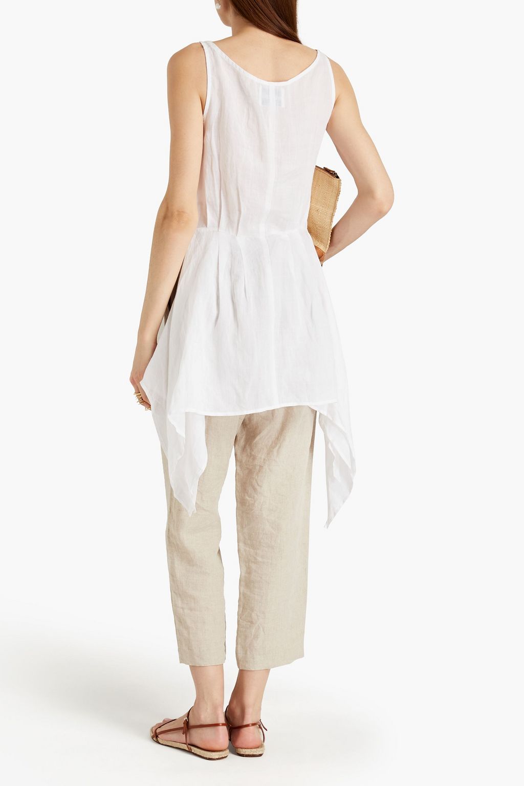 ANEMOS Asymmetric ramie top
