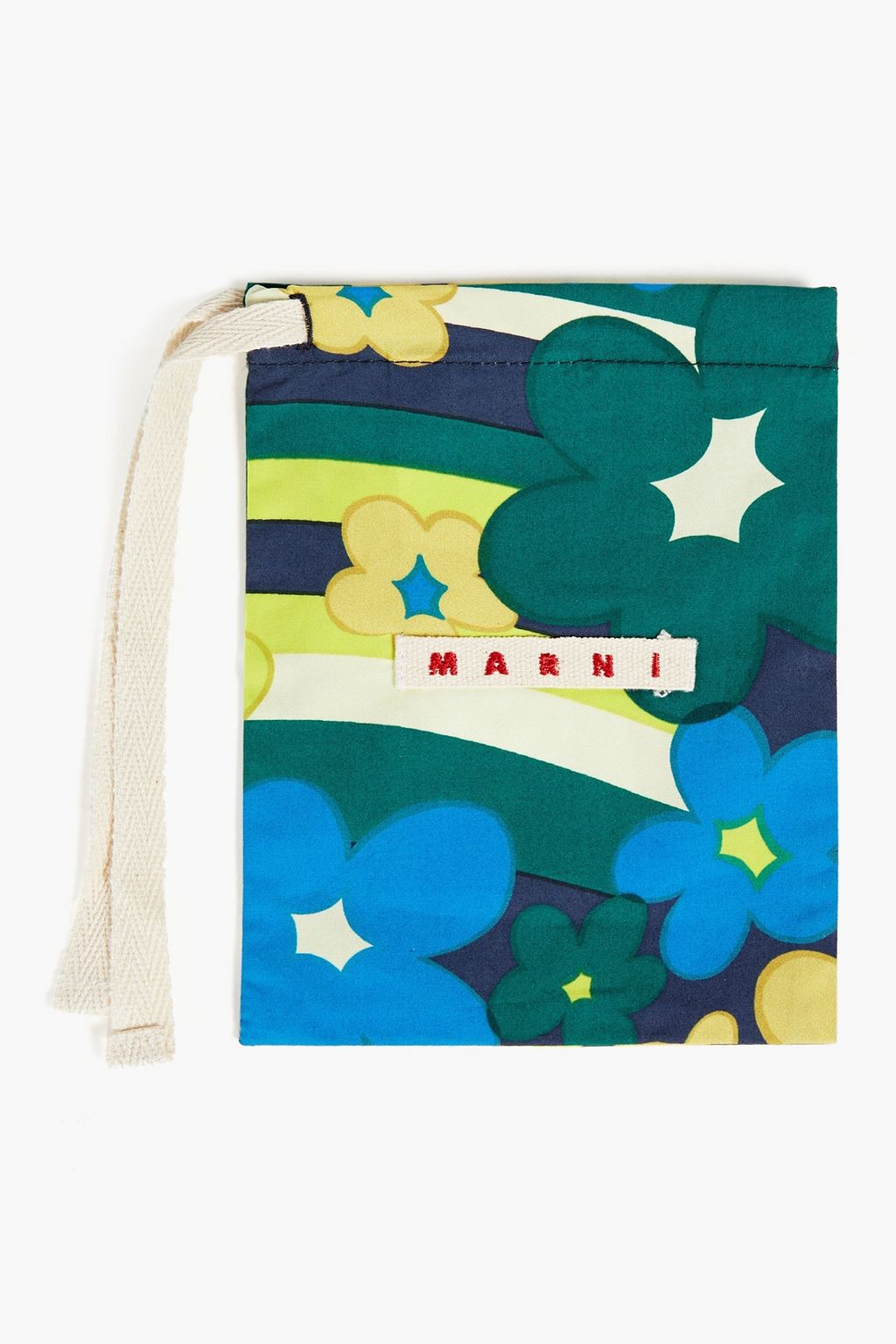 MARNI Floral-print cotton face mask