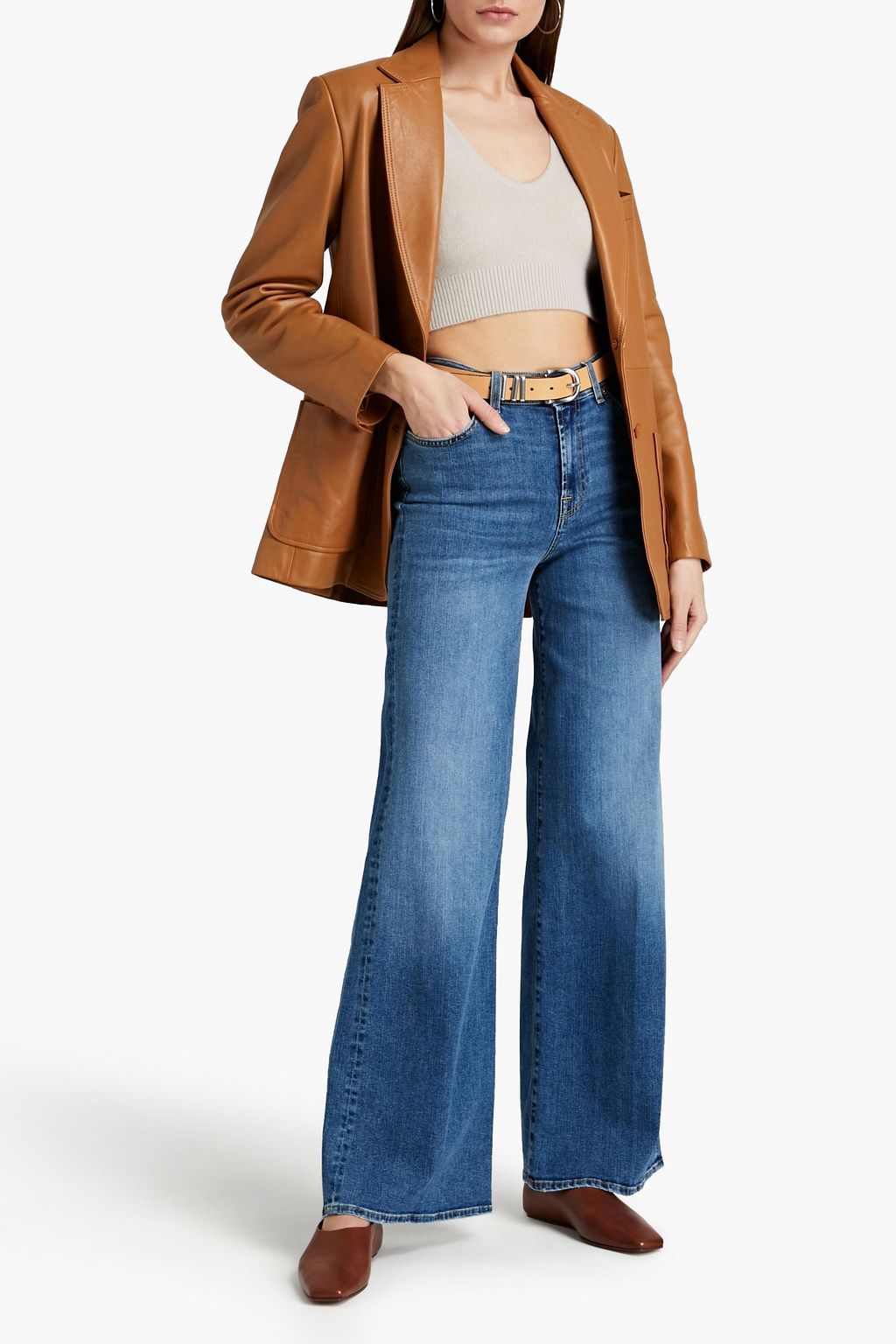 7 FOR ALL MANKIND High-rise wide-leg jeans