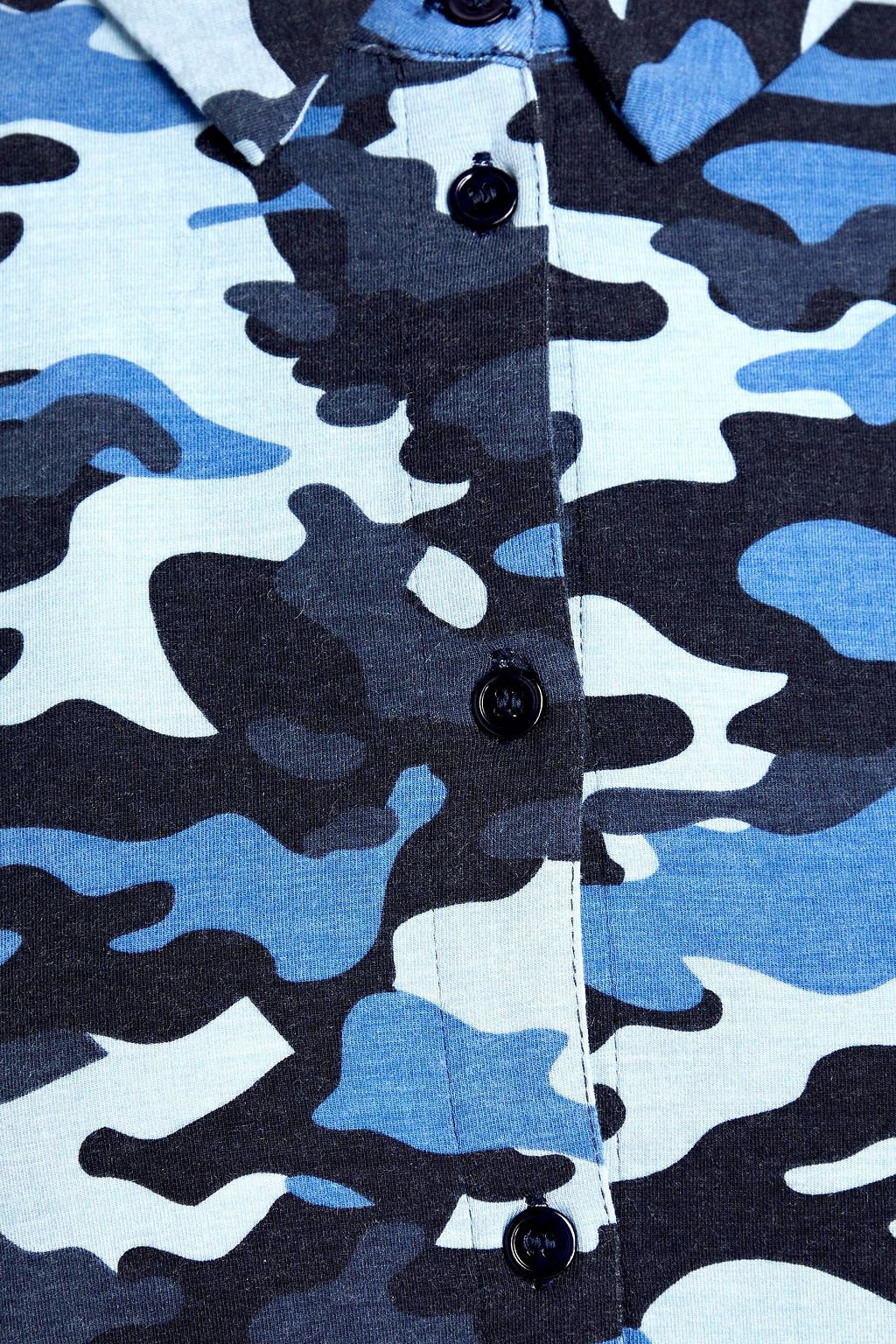 MAJESTIC FILATURES Camouflage-print micro modal-blend jersey shirt