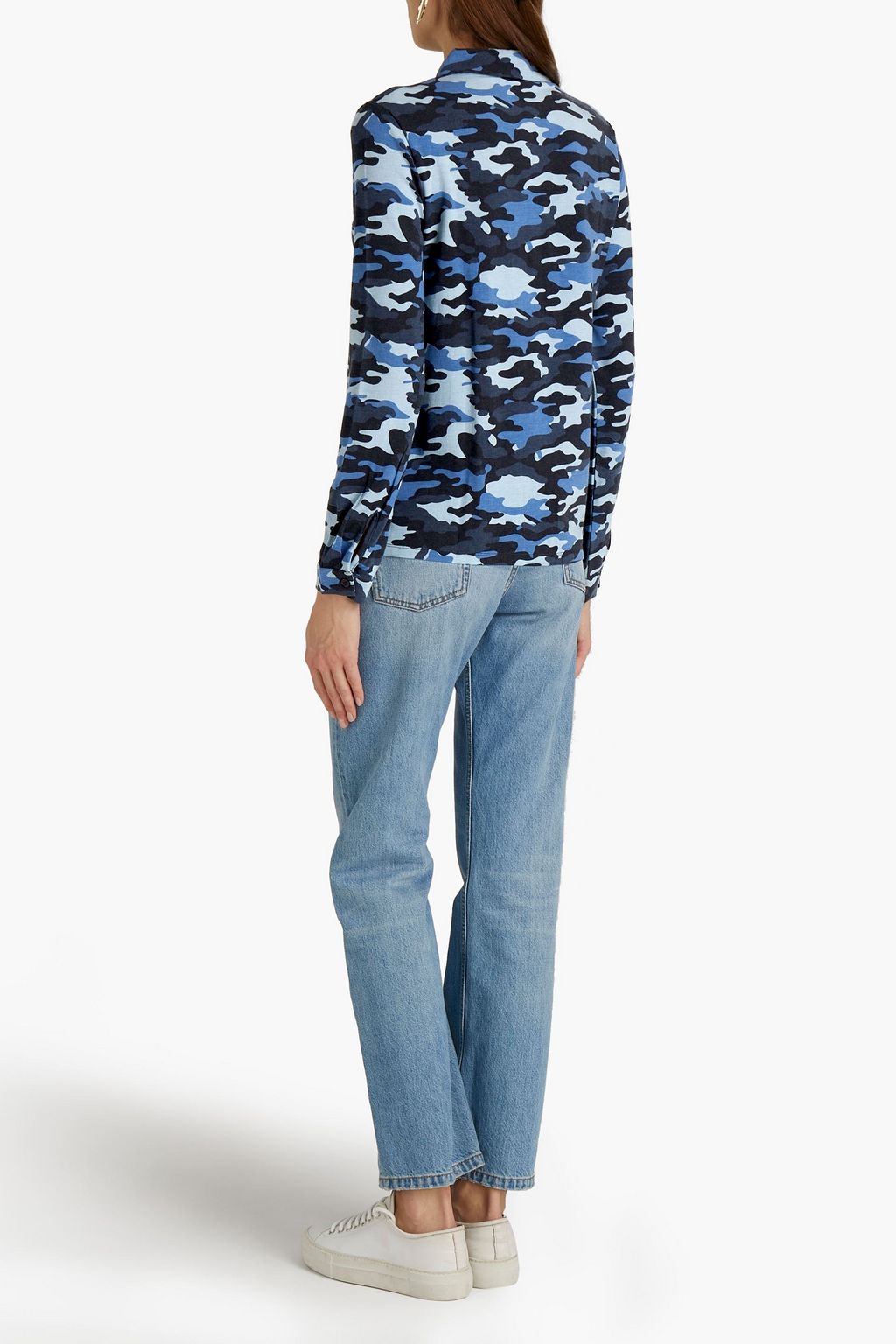 MAJESTIC FILATURES Camouflage-print micro modal-blend jersey shirt