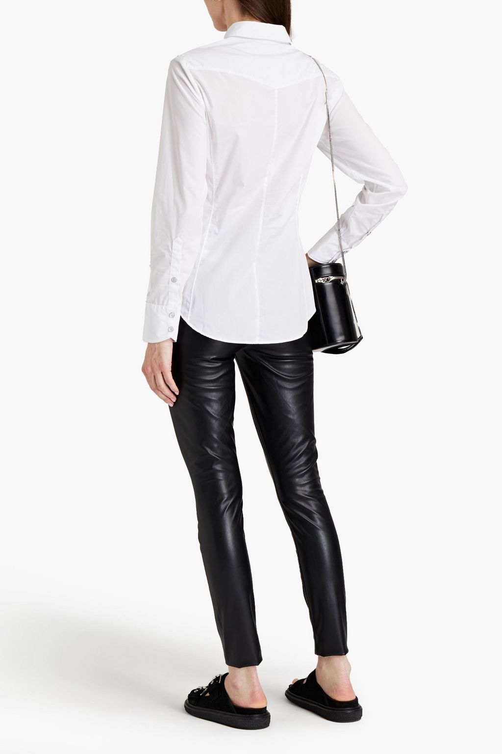 RAG & BONE Wyatt cotton-blend poplin shirt