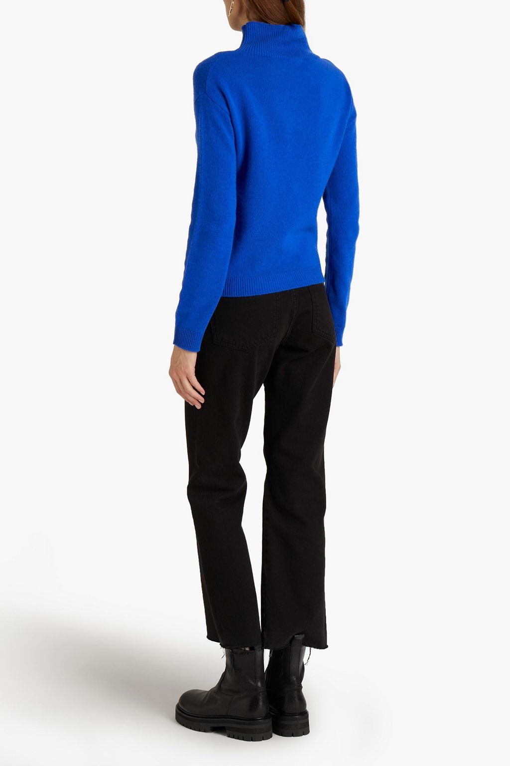 MAJESTIC FILATURES Wool and cashmere-blend turtleneck sweater