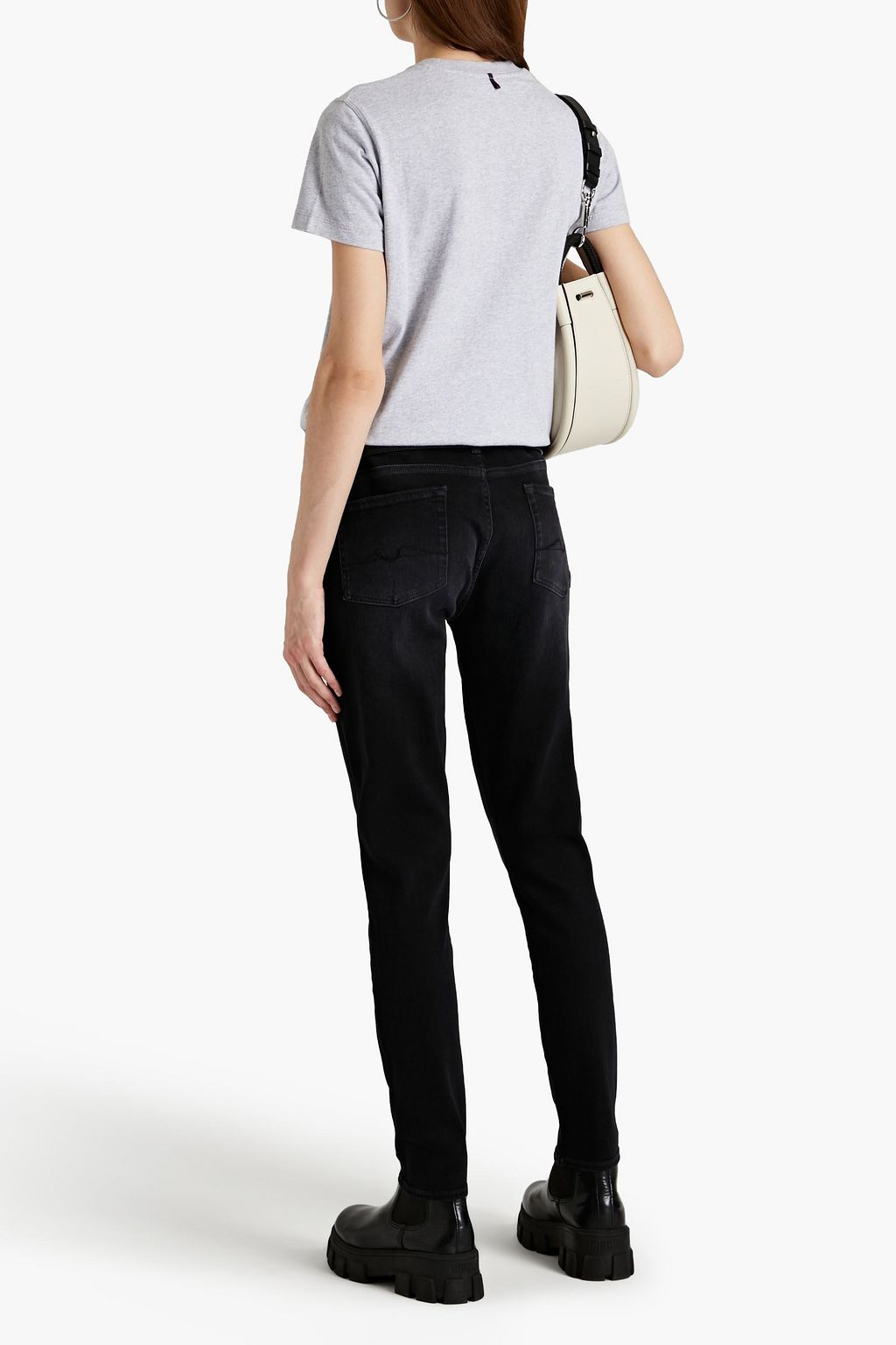 7 FOR ALL MANKIND Illusion mid-rise skinny jeans