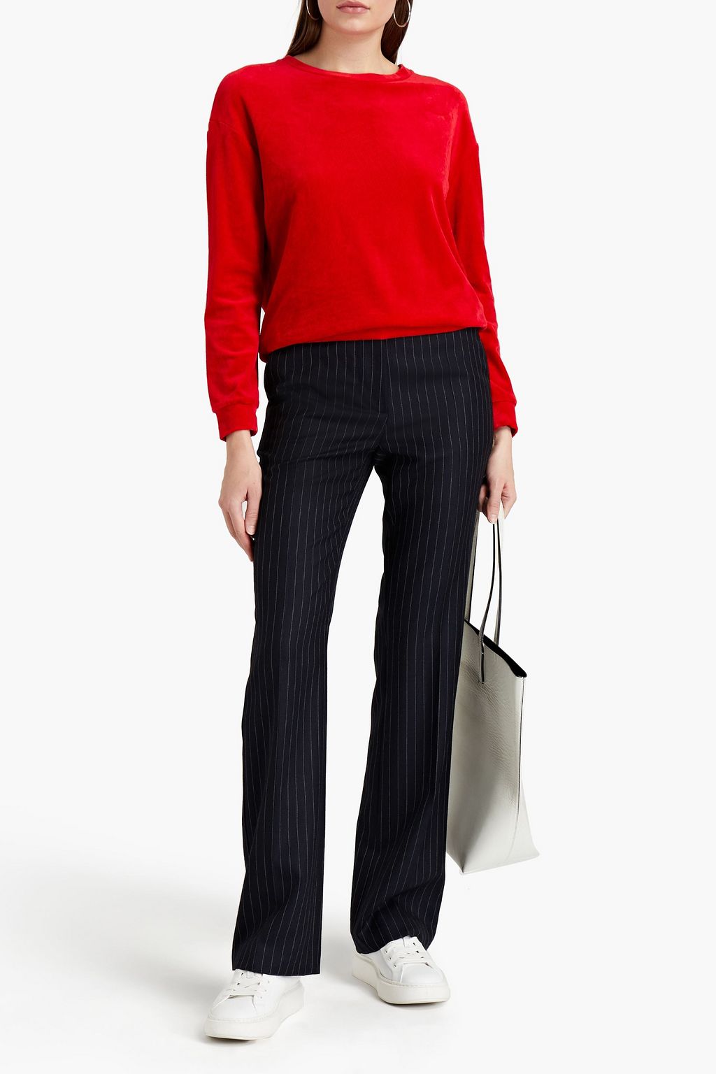 MAJESTIC FILATURES Stretch-velvet top