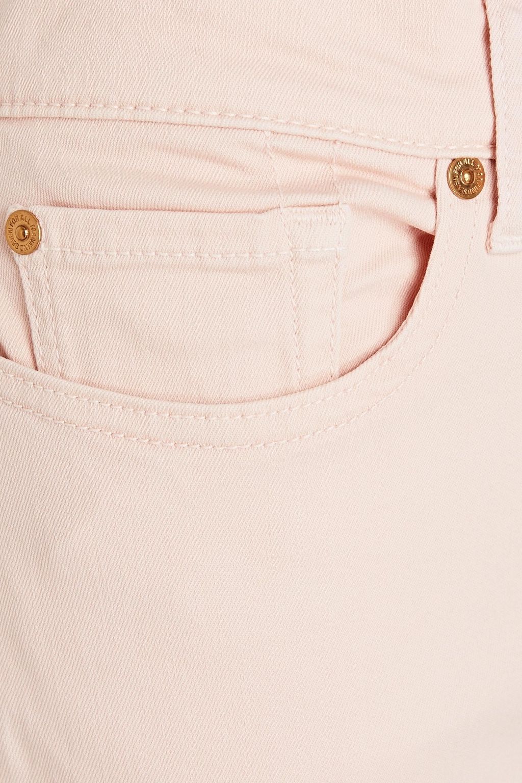 7 FOR ALL MANKIND Roxanne cropped mid-rise slim-leg jeans