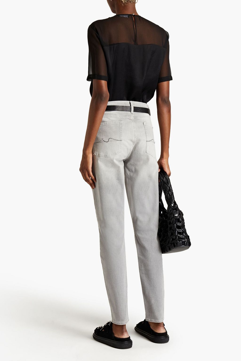 7 FOR ALL MANKIND The Skinny low-rise skinny jeans