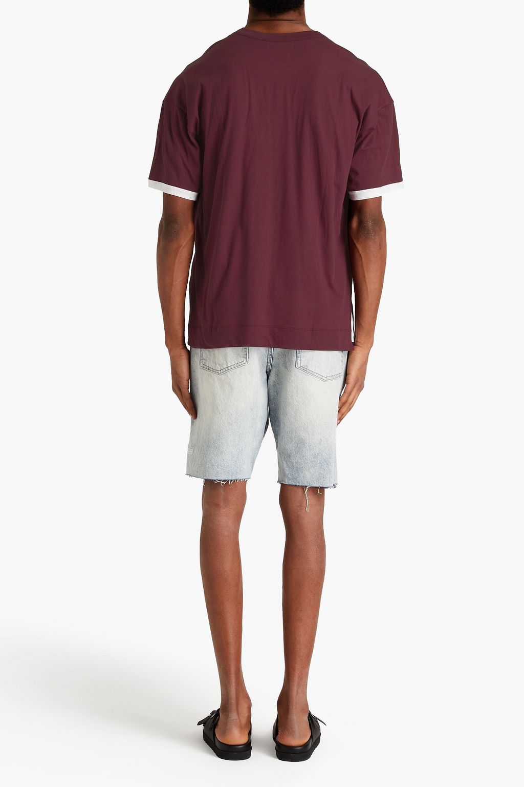 AMBUSH Layered cotton-jersey T-shirt