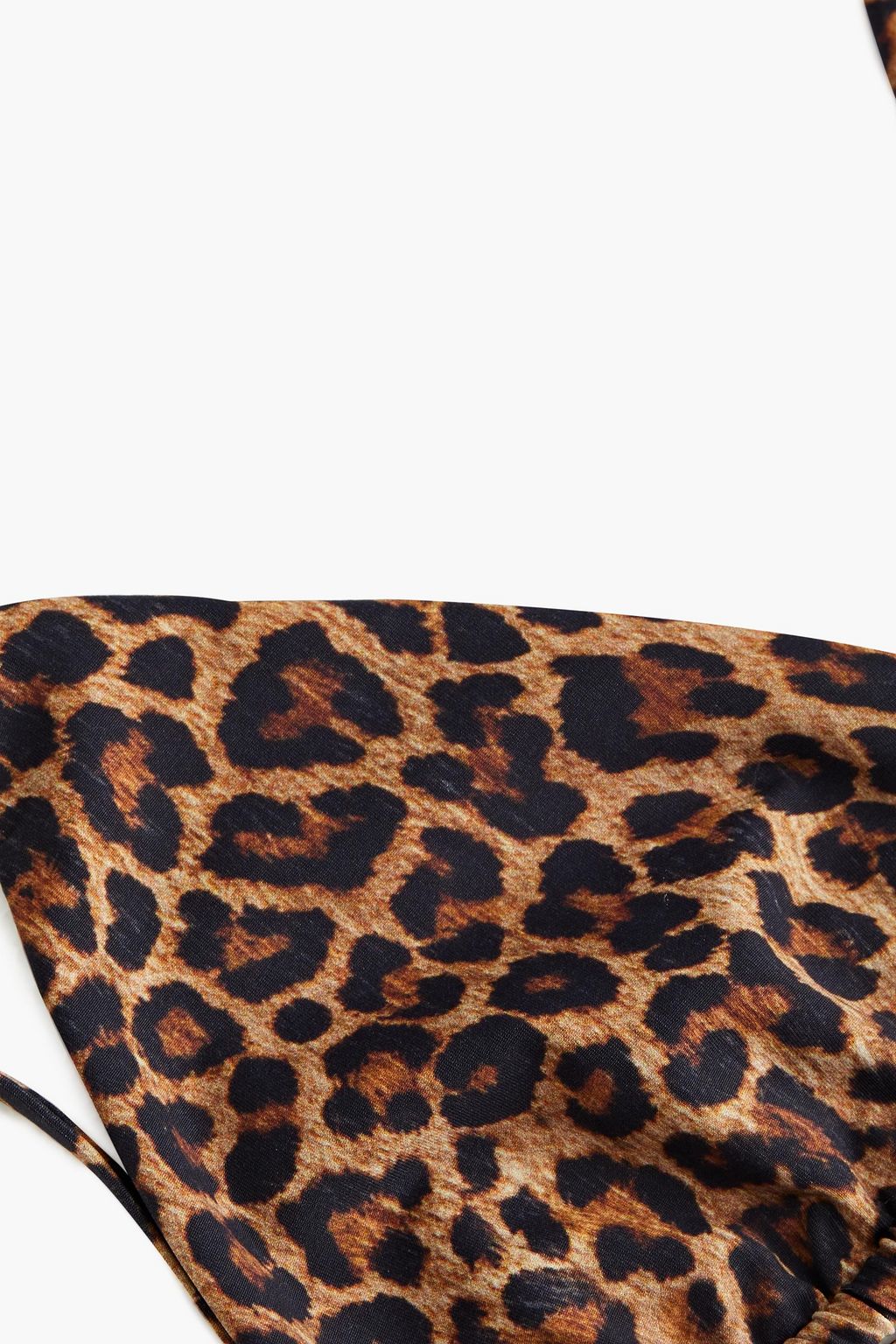 ANEMOS Leopard-print triangle bikini top