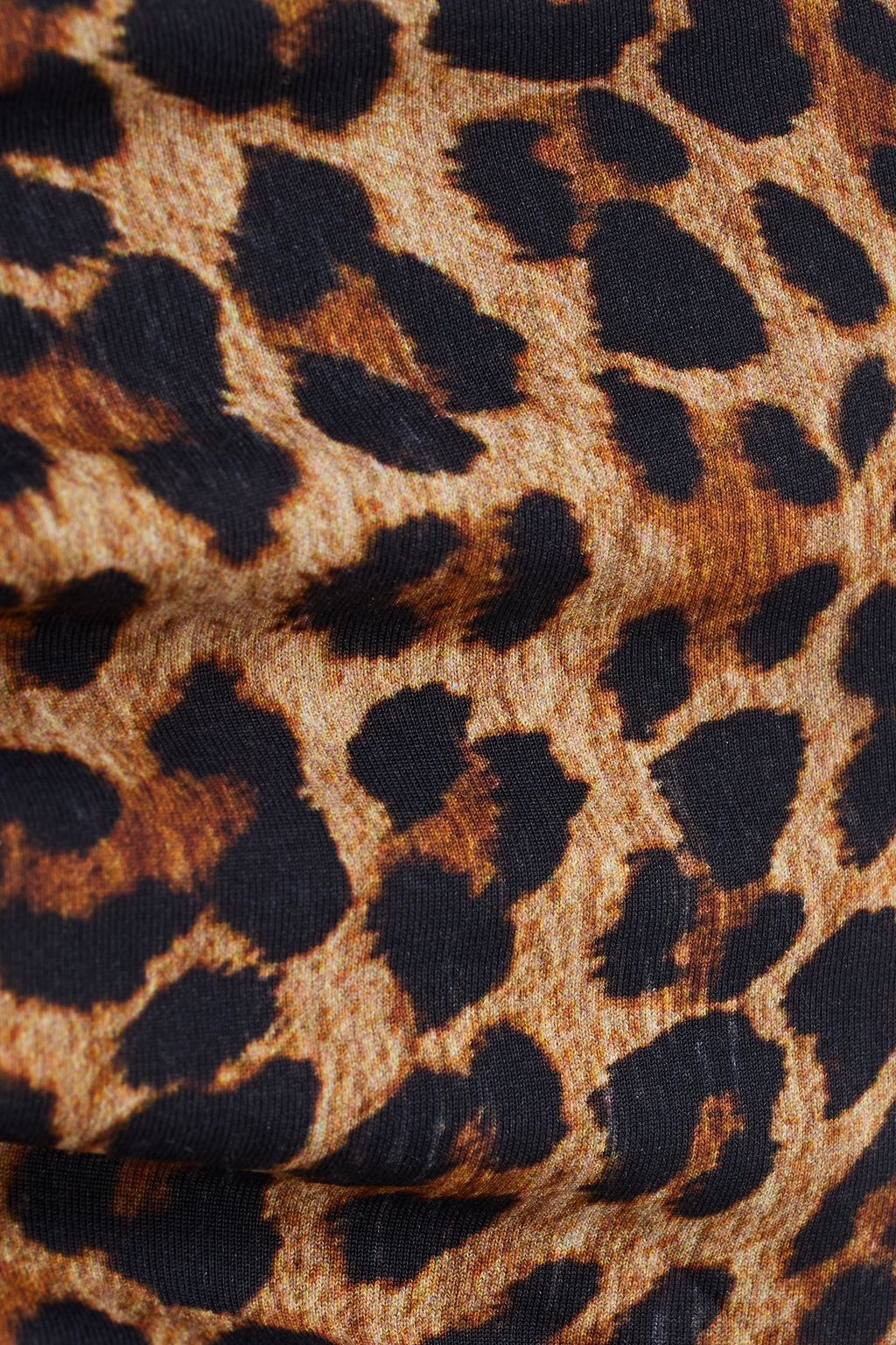 ANEMOS Leopard-print bandeau bikini top