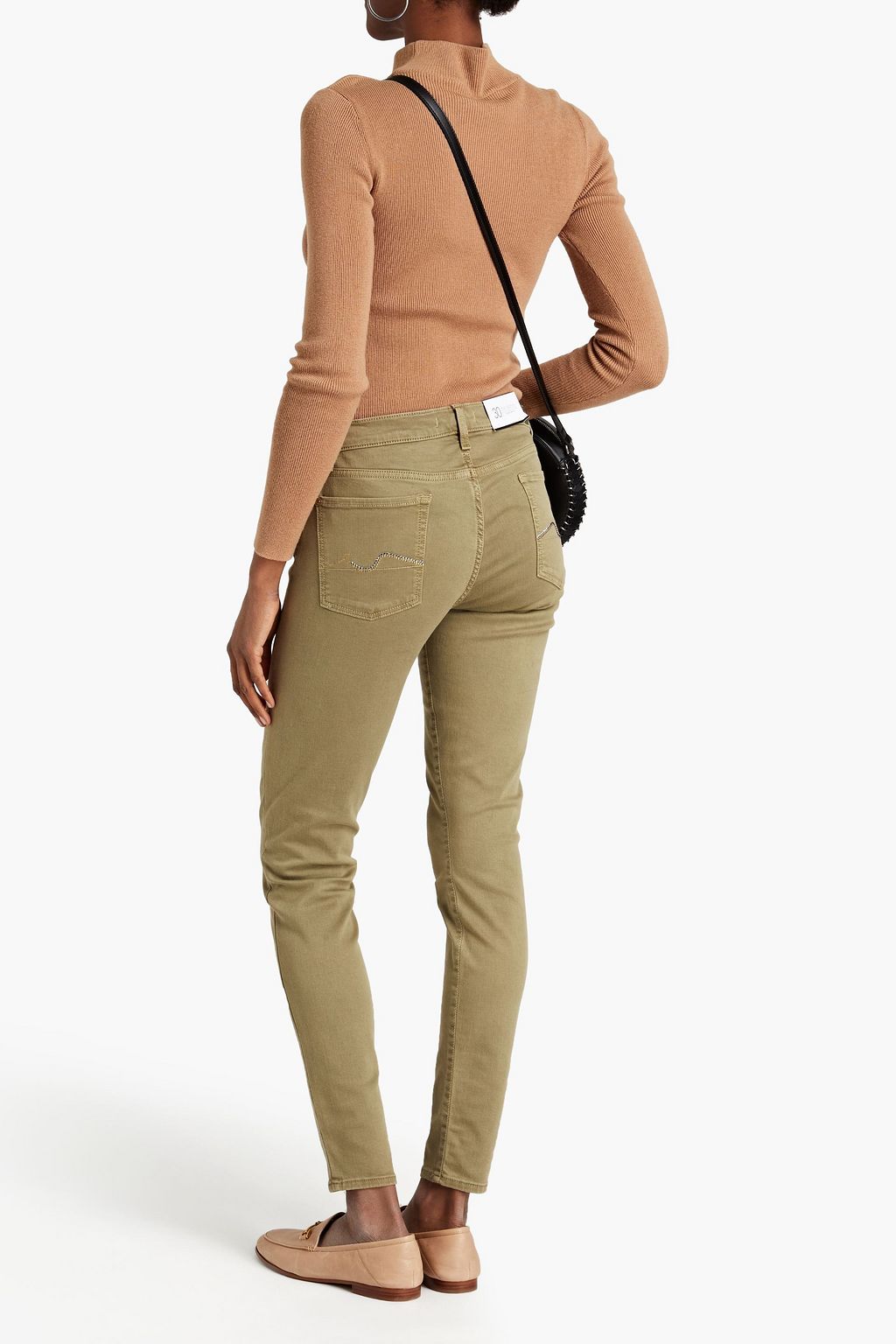 7 FOR ALL MANKIND Low-rise skinny jeans