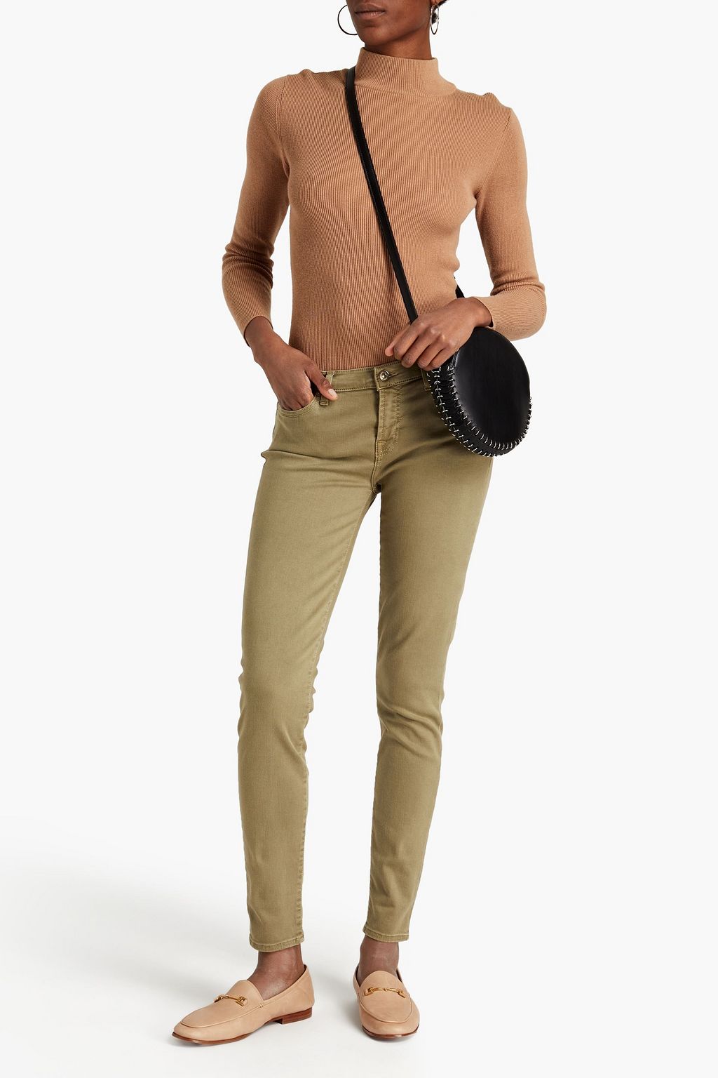 7 FOR ALL MANKIND Low-rise skinny jeans