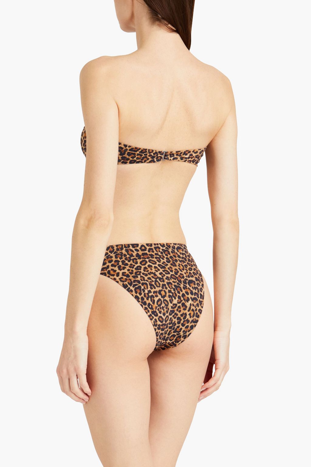ANEMOS Leopard-print high-rise bikini briefs