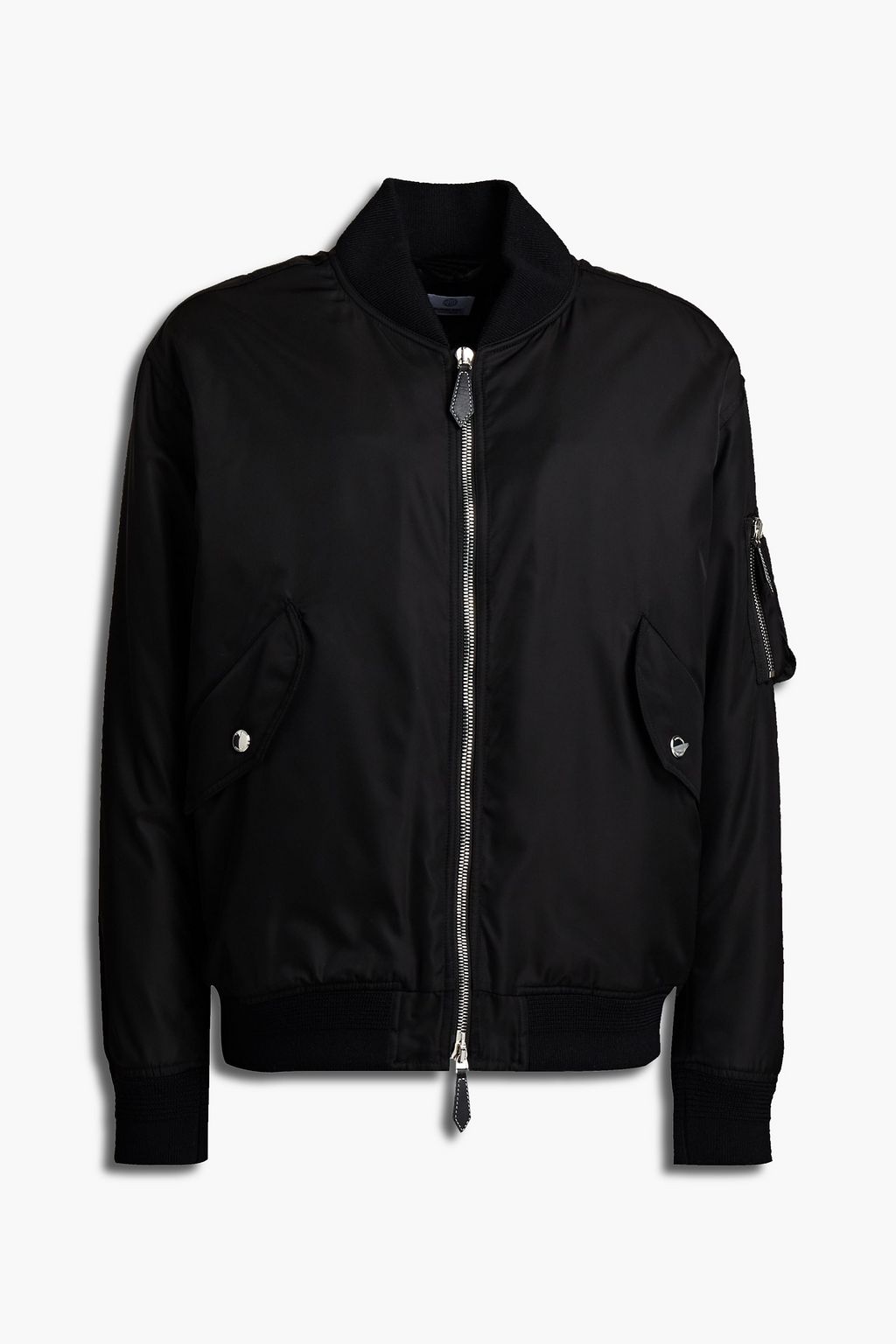 burberry leather bomber