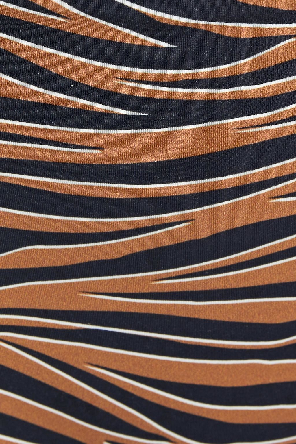 ANEMOS Hoch sitzendes Bikini-Höschen mit Zebraprint