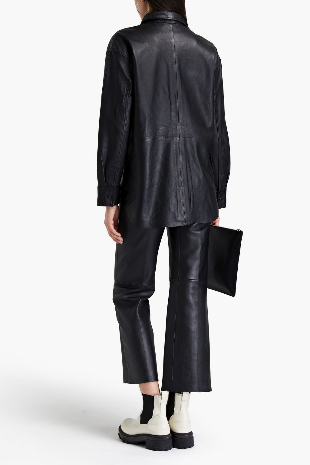 SAMSØE Φ SAMSØE Leather shirt