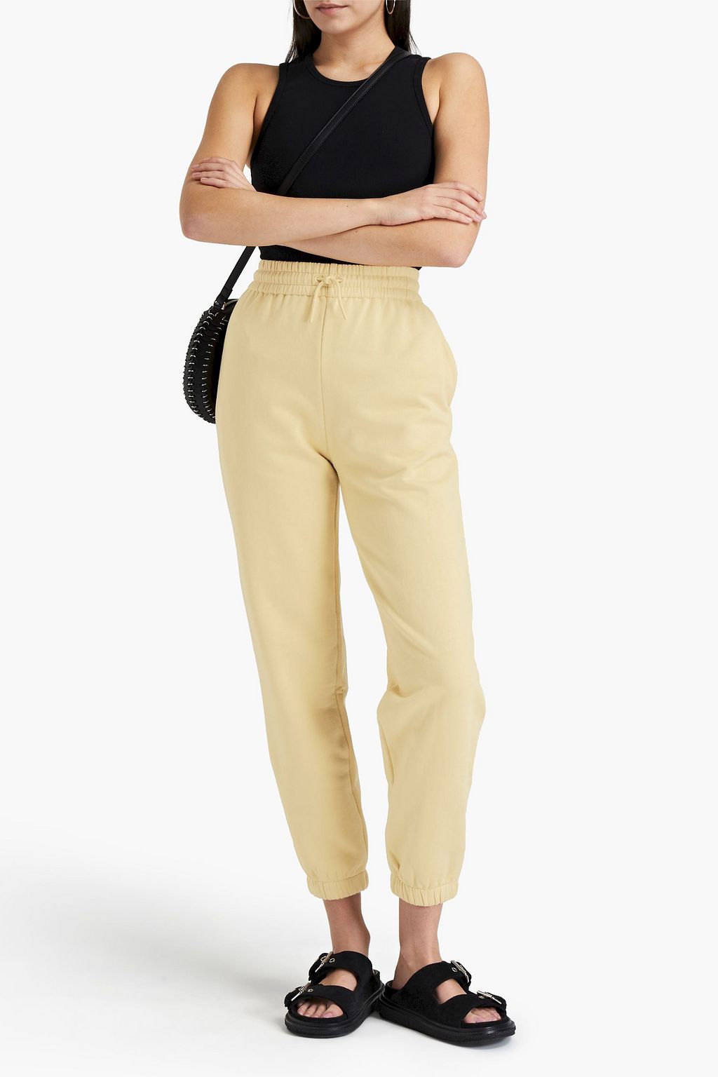 SAMSØE Φ SAMSØE Carmen French cotton-blend terry track pants