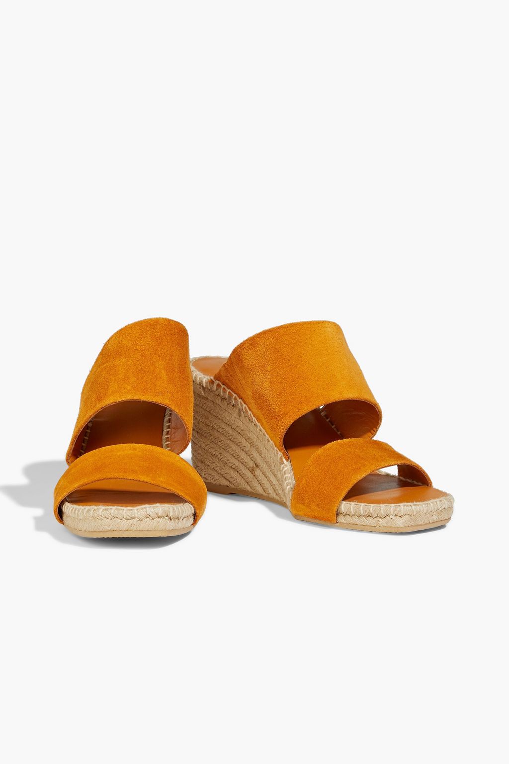 VINCE. Garlin suede espadrille wedge sandals | Sale up to 70% off | THE OUTNET
