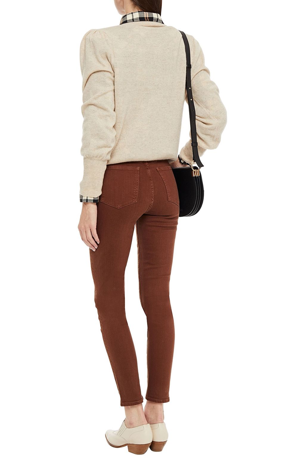VERONICA BEARD High-rise skinny jeans