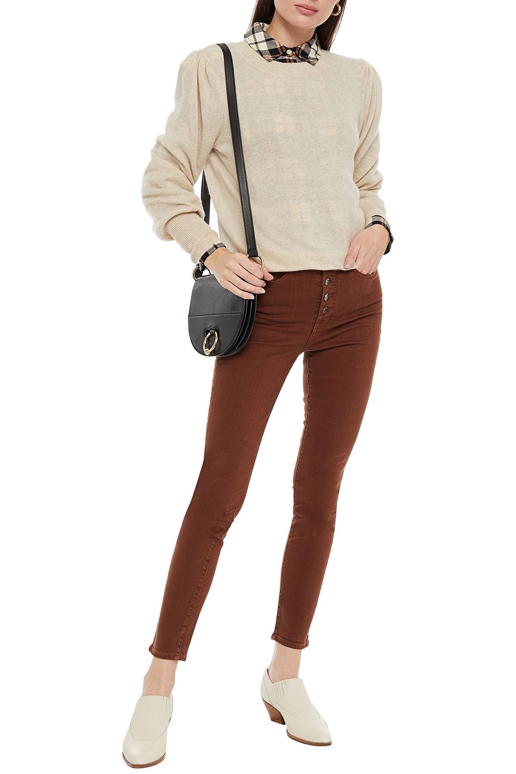 VERONICA BEARD High-rise skinny jeans
