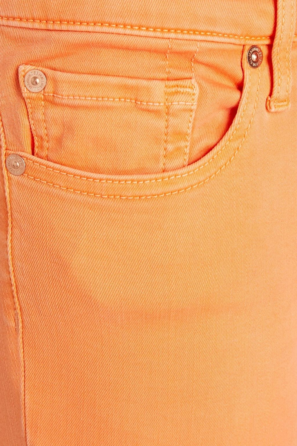 7 FOR ALL MANKIND Pyper cropped mid-rise slim-leg jeans