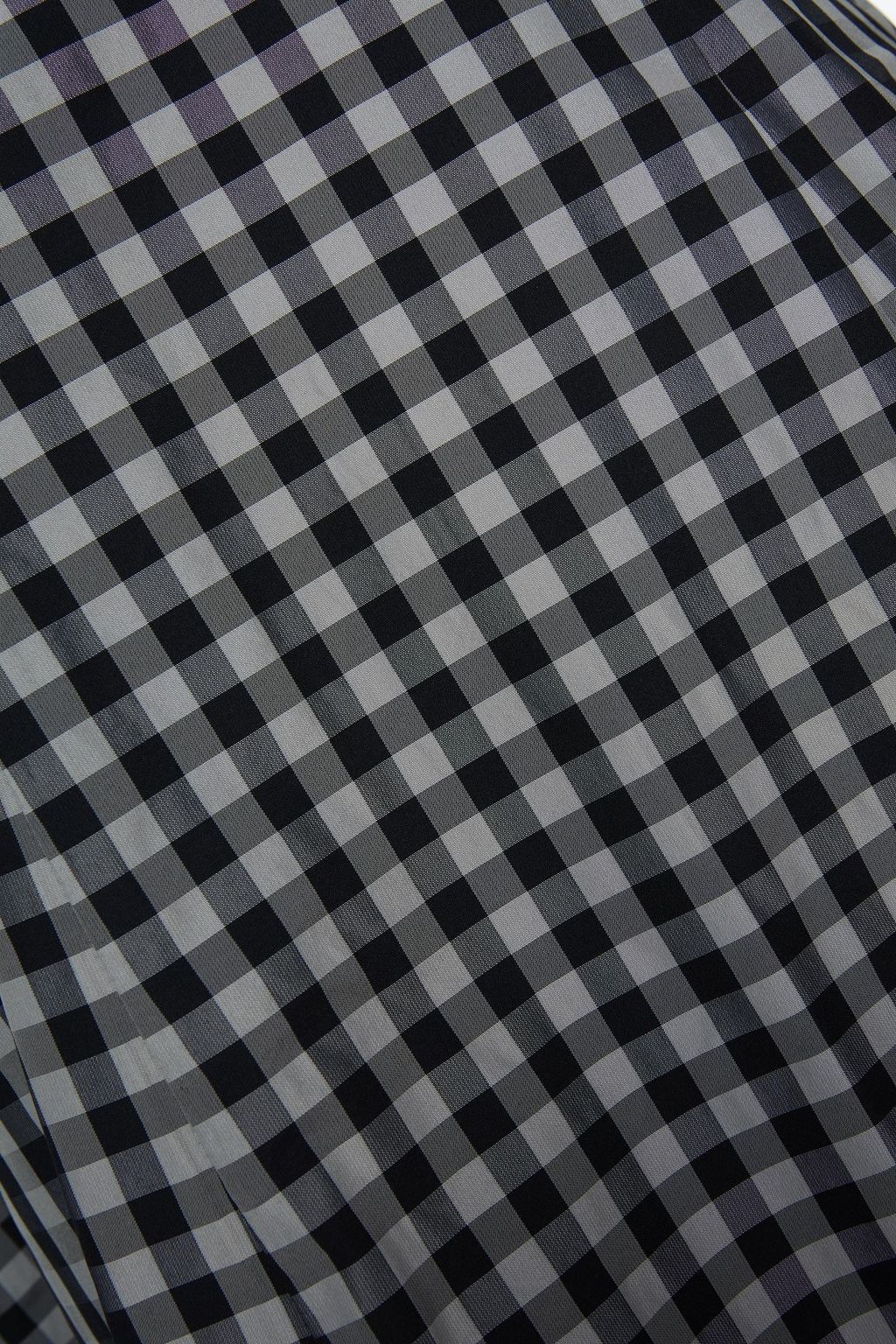 ROTATE BIRGER CHRISTENSEN Gingham shell mini dress