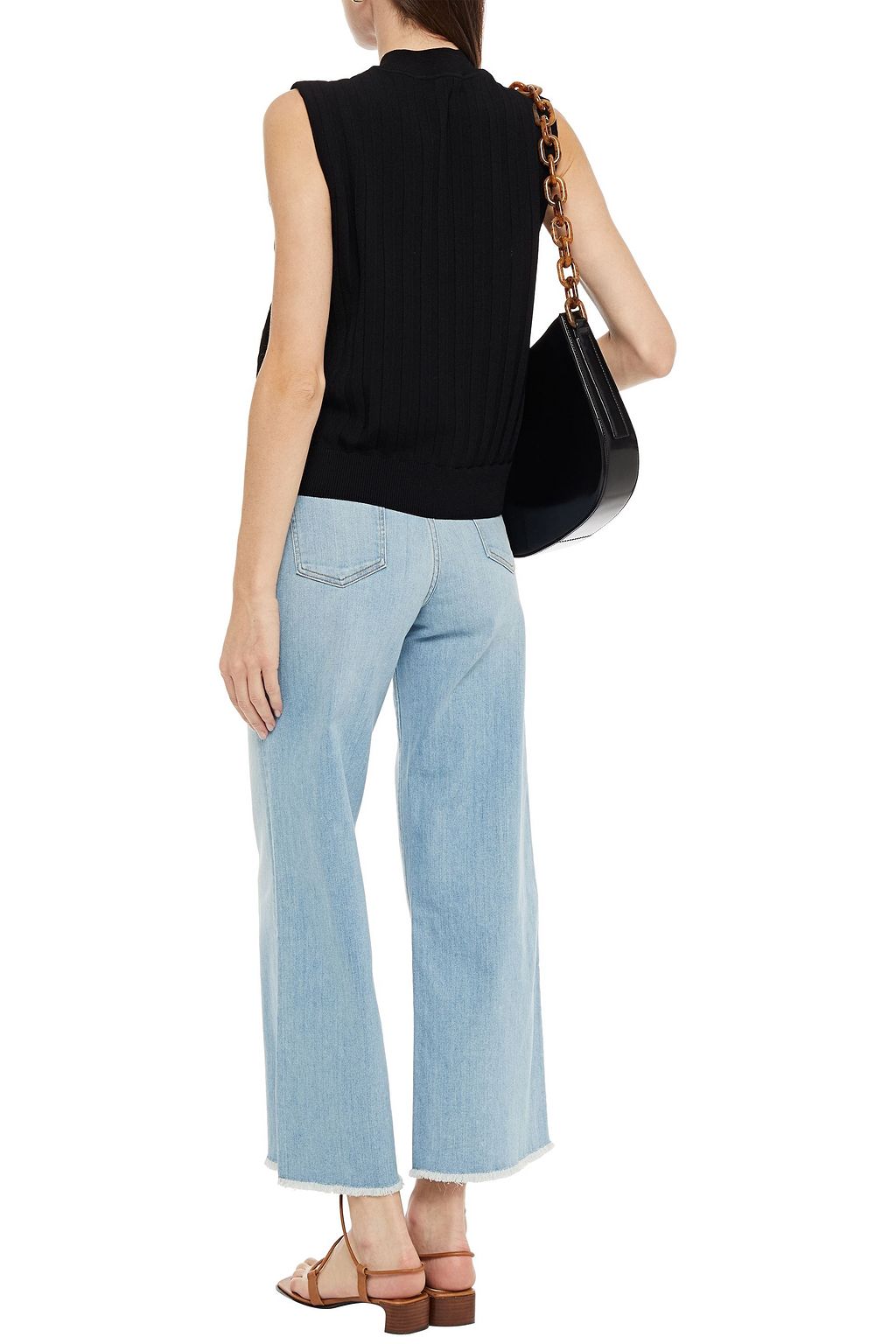 VERONICA BEARD High-rise wide-leg jeans