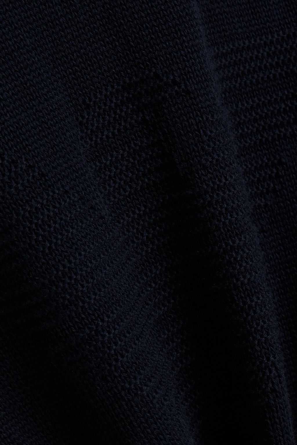 EMPORIO ARMANI Jacquard-knit cotton hoodie