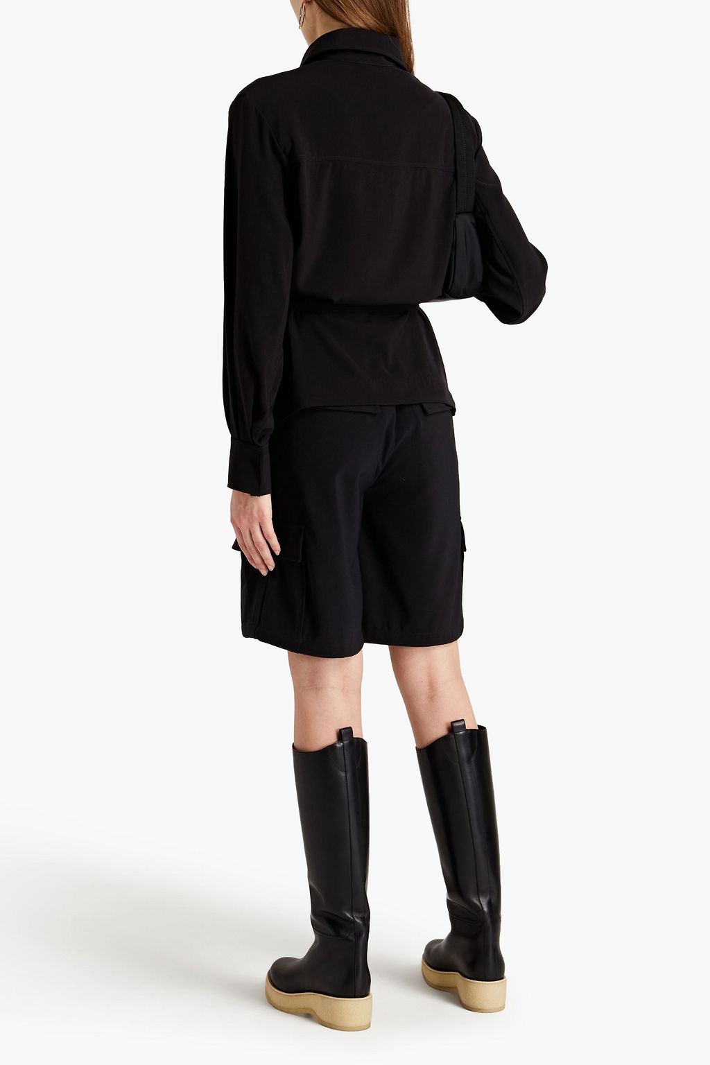 SAMSØE Φ SAMSØE Belted crepe jacket
