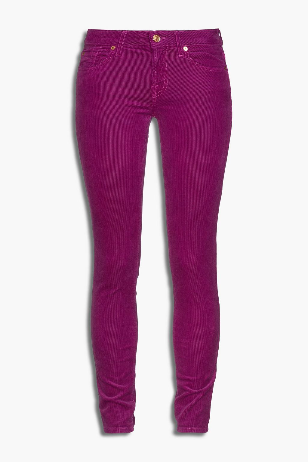 Violet Cotton-blend corduroy skinny 