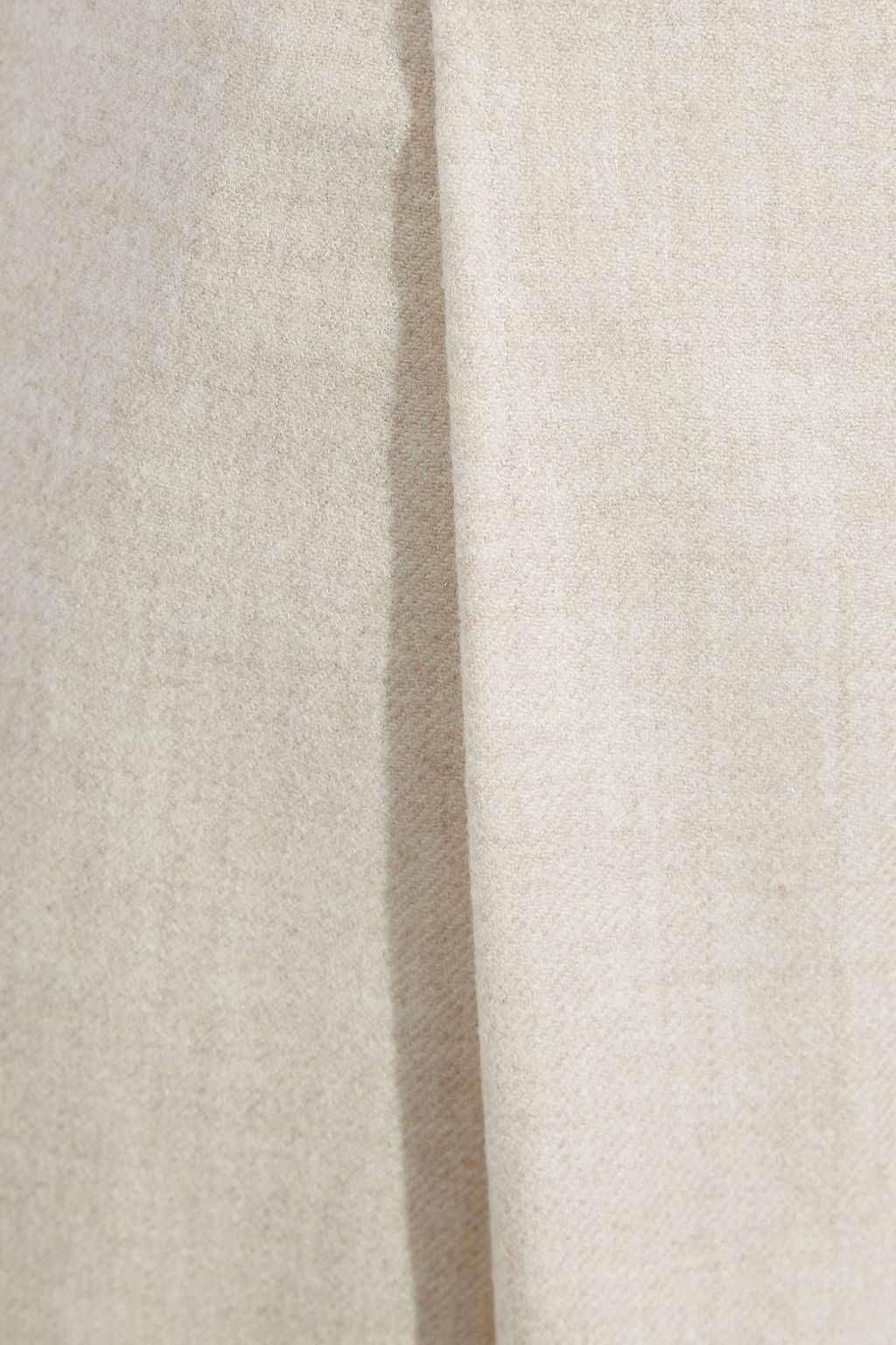 ROKSANDA Pleated mélange wool-blend culottes