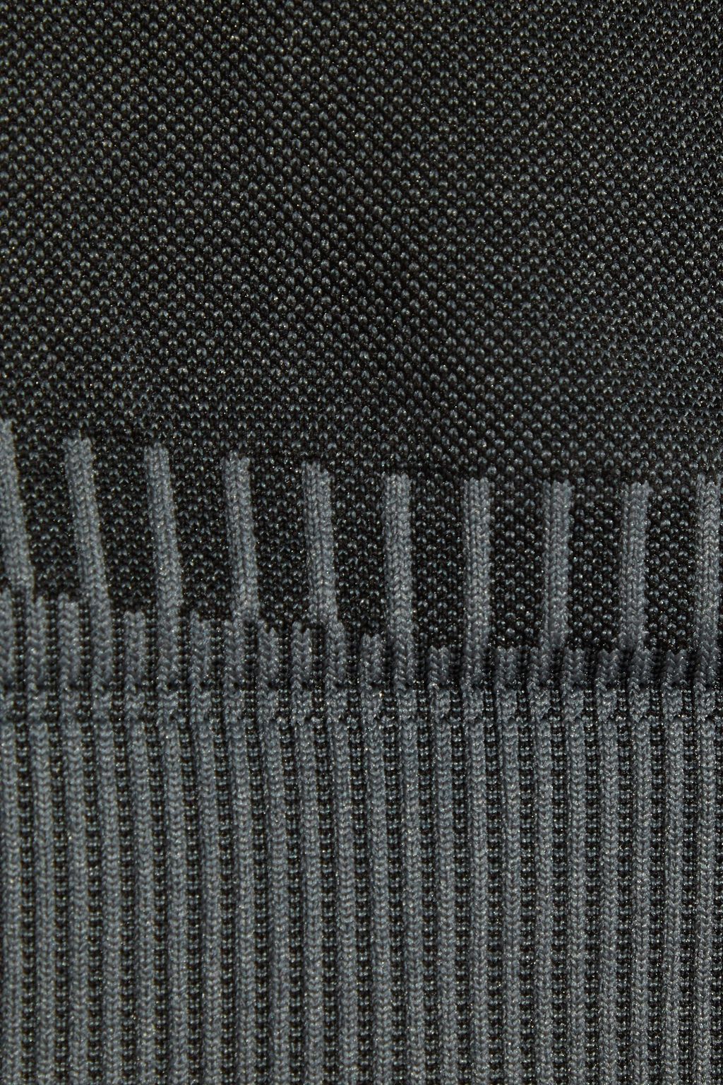 GOOD AMERICAN Stretch-jacquard sports bra