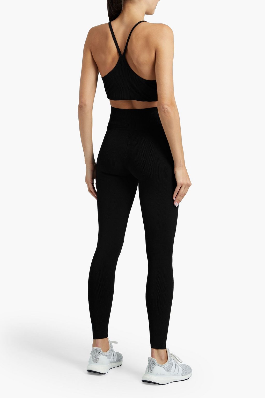 WSLY Rivington Courtney ribbed Tencel-blend jersey bra top