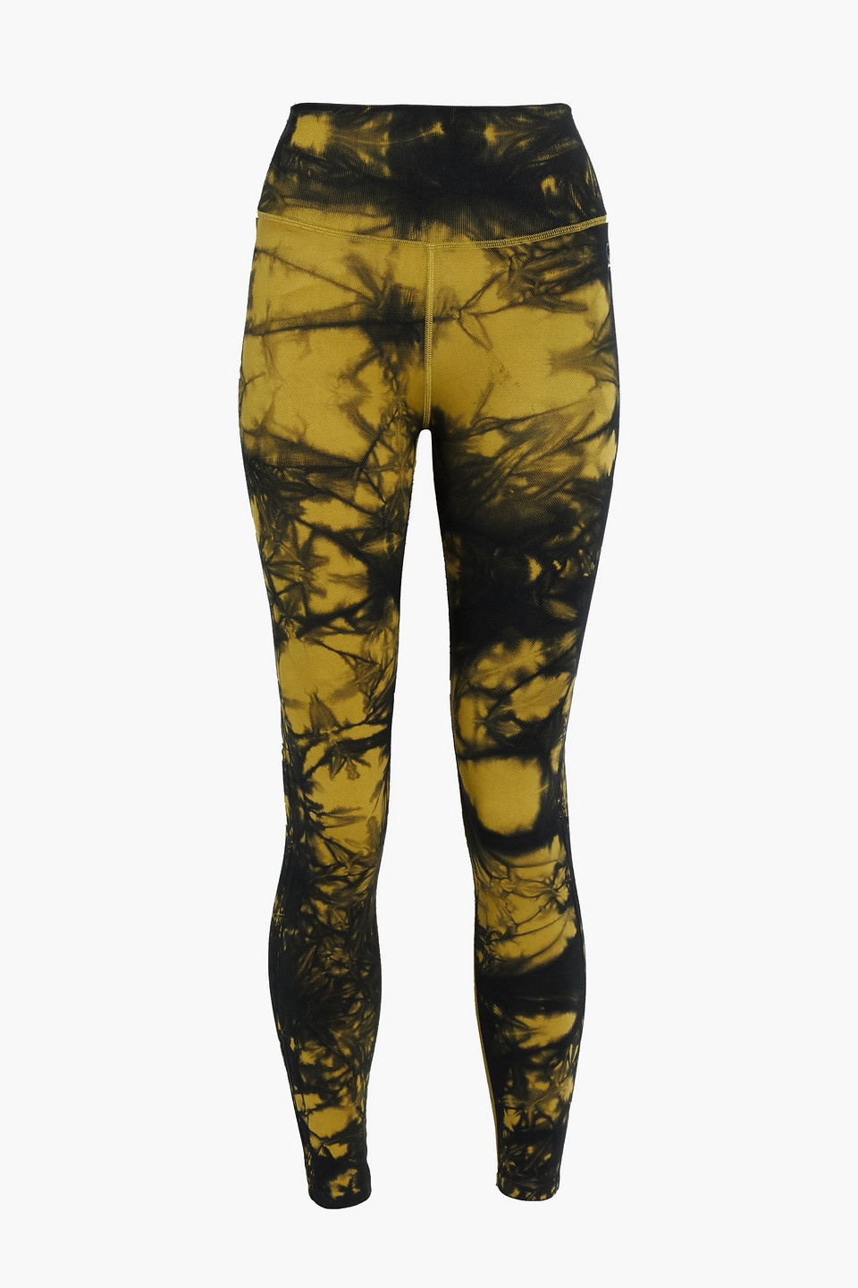Tie-dyed stretch leggings
