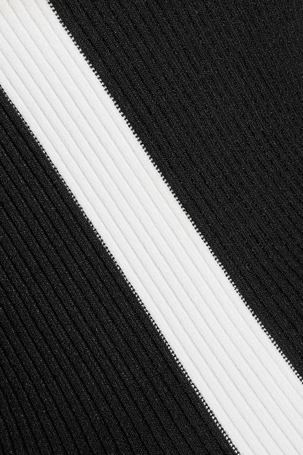 LA LIGNE Fine Line ribbed-knit top