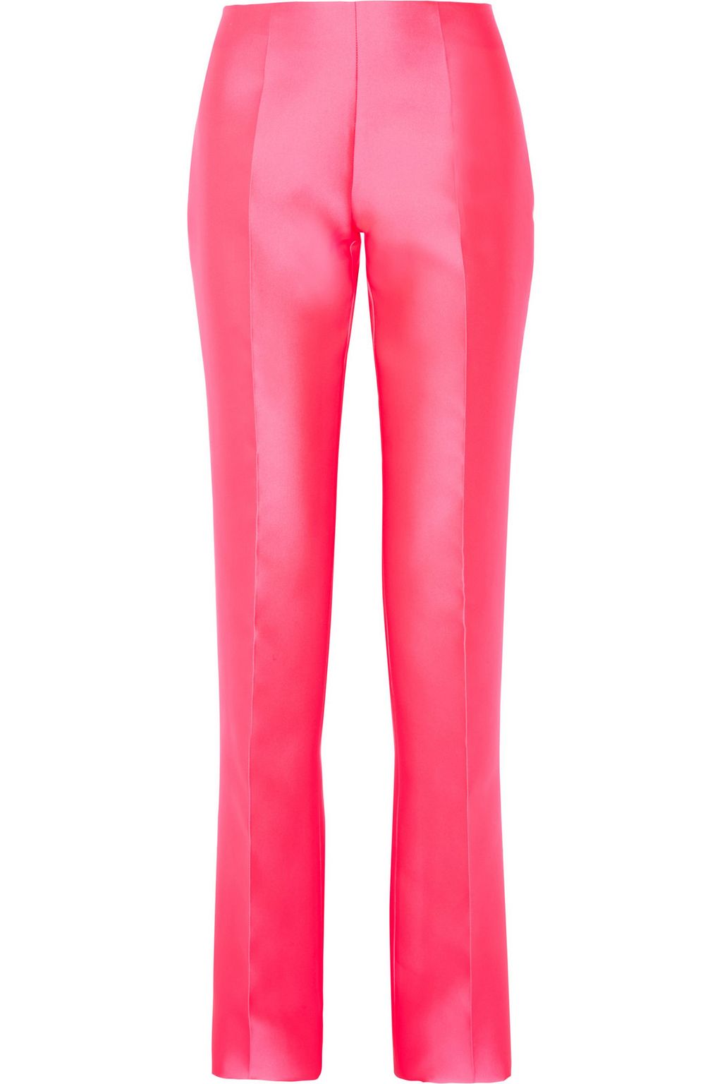 hot pink satin pants