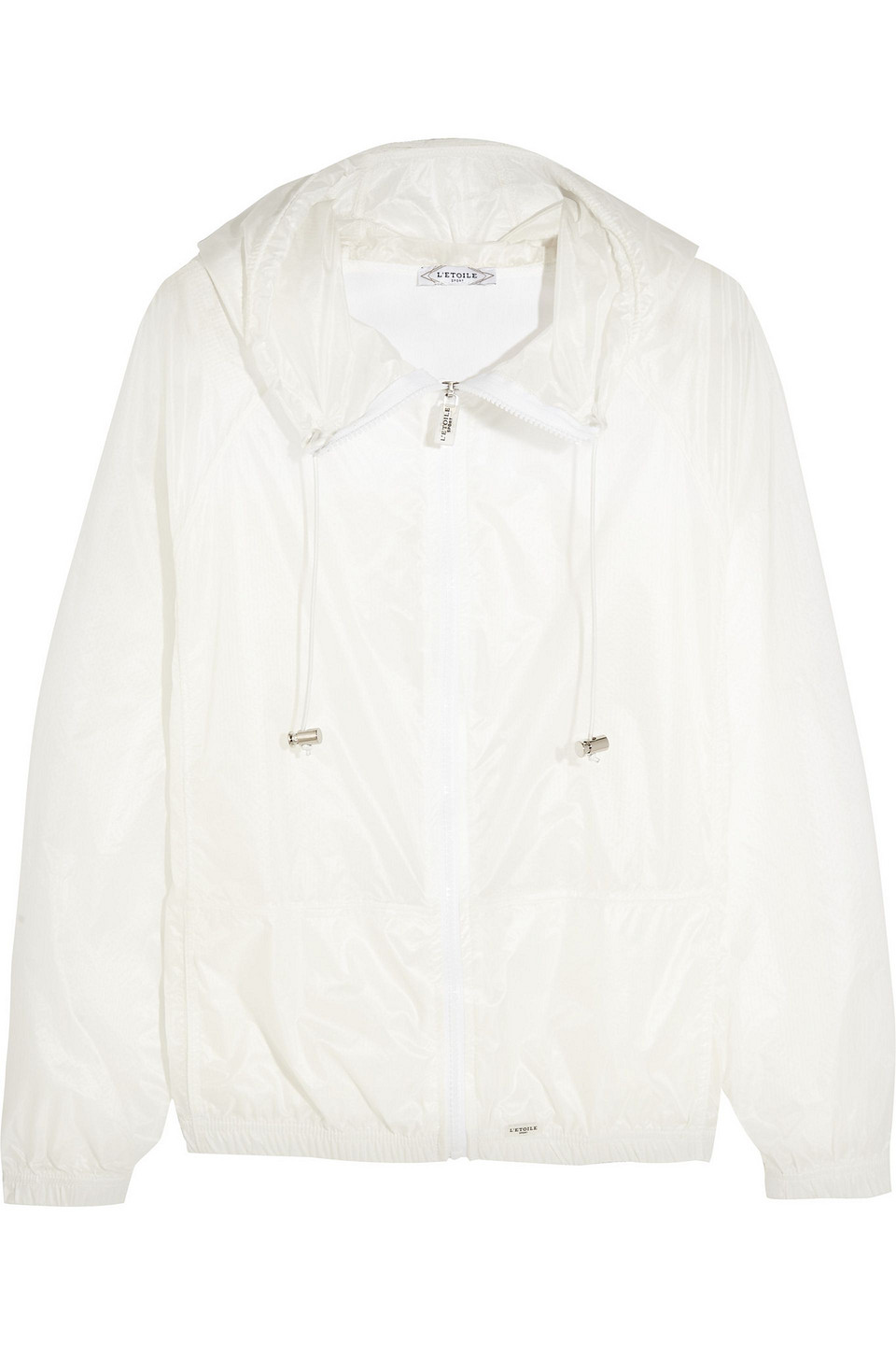 l'etoile sport - hooded shell jacket - white - m