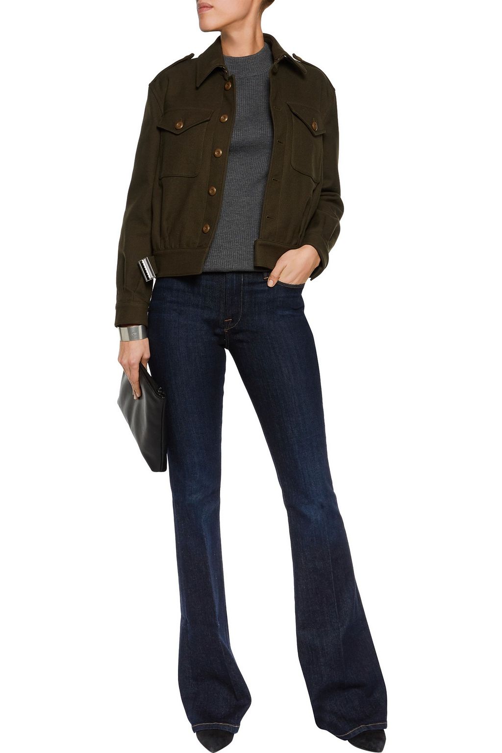FRAME Le High Flare high-rise flared jeans