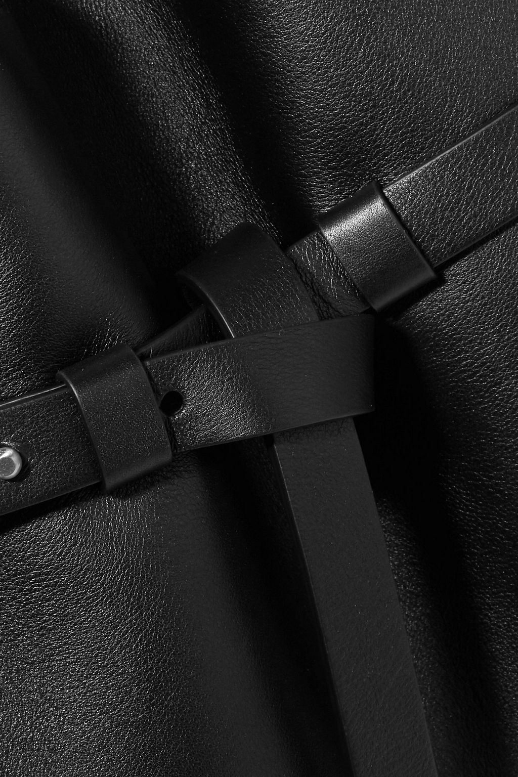 MICHAEL KORS COLLECTION Textured-leather shoulder bag