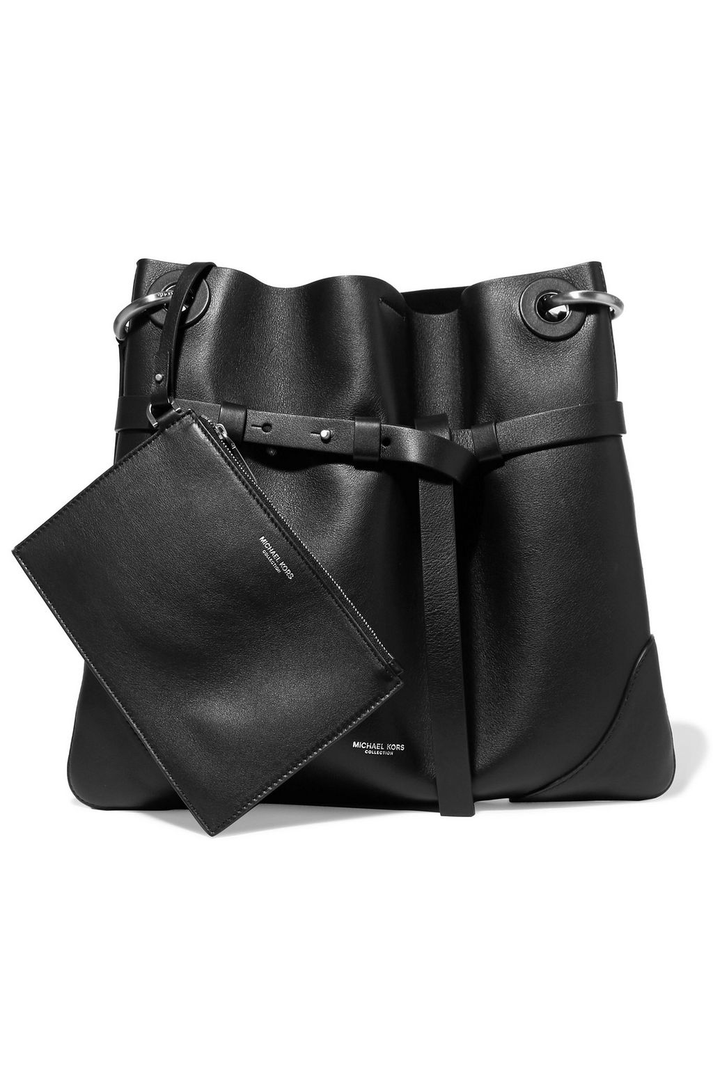 MICHAEL KORS COLLECTION Textured-leather shoulder bag