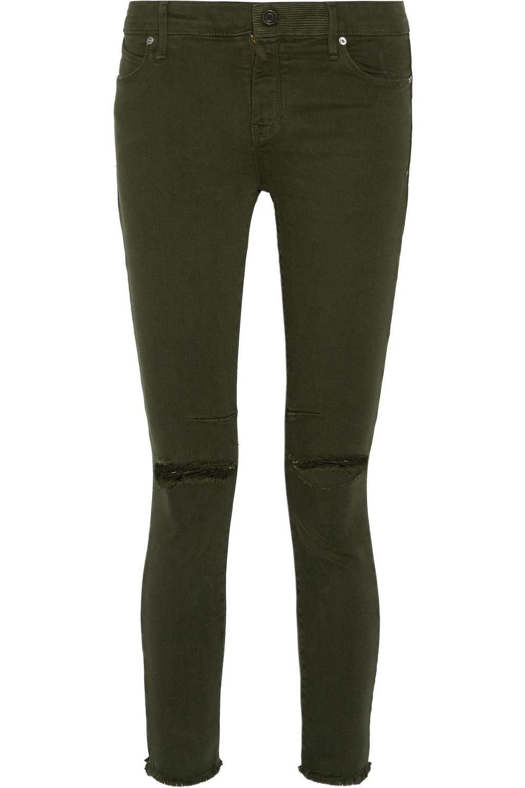 low rise distressed skinny jeans