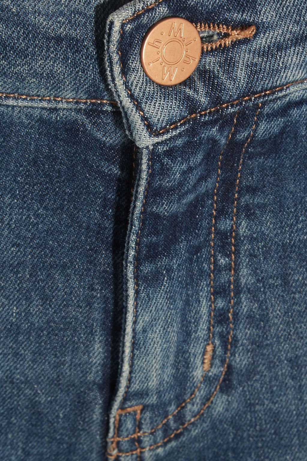 M.I.H JEANS Tomboy cropped mid-rise skinny jeans