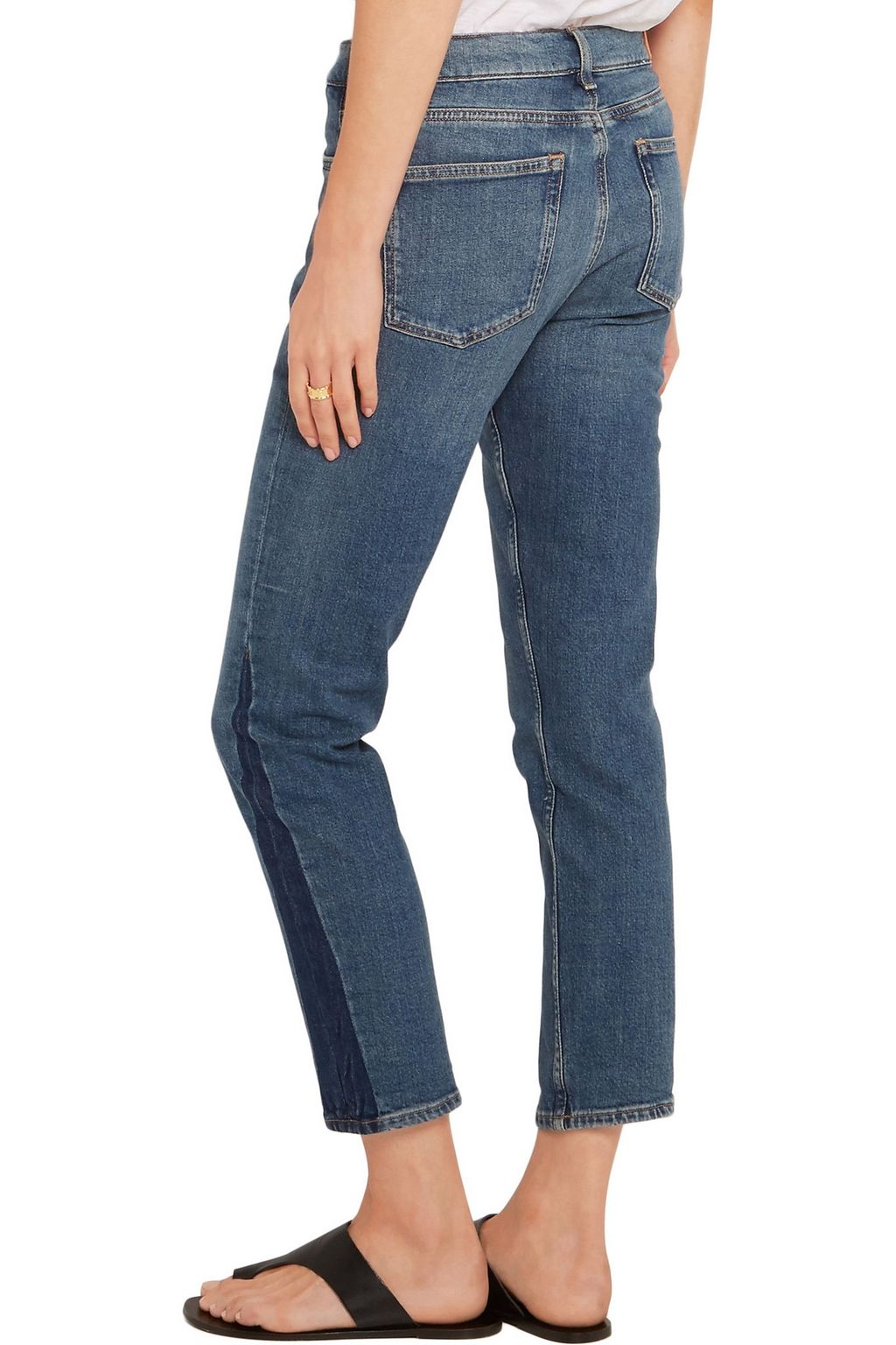 M.I.H JEANS Tomboy cropped mid-rise skinny jeans