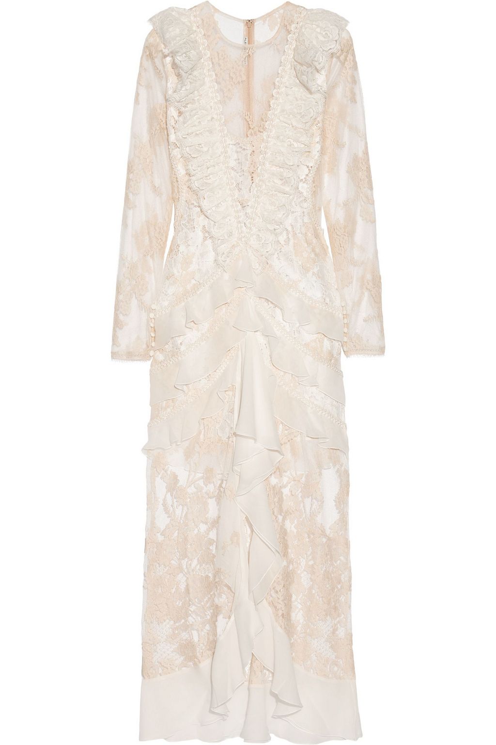 alessandra rich white lace dress