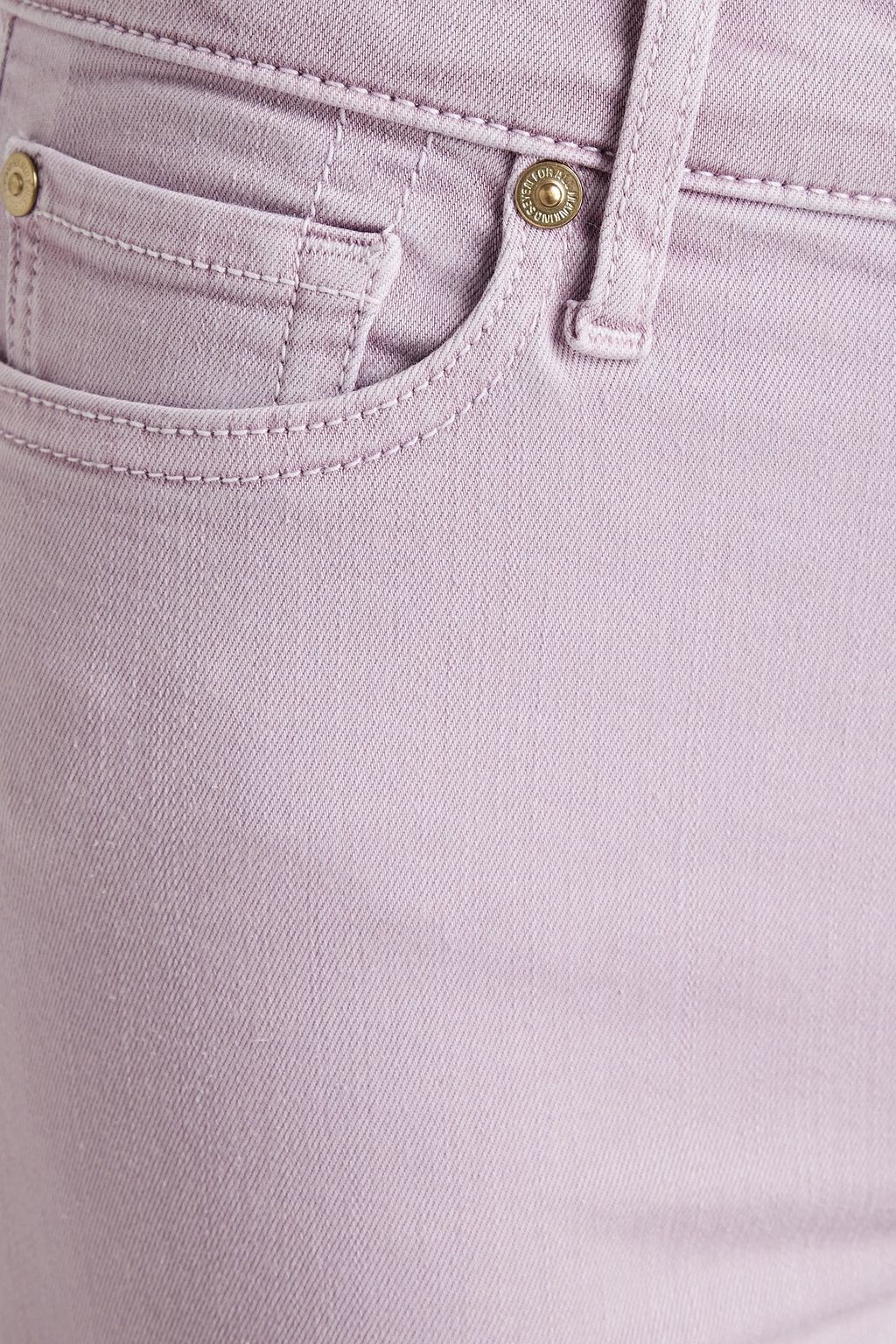 7 FOR ALL MANKIND Cropped high-rise skinny jeans