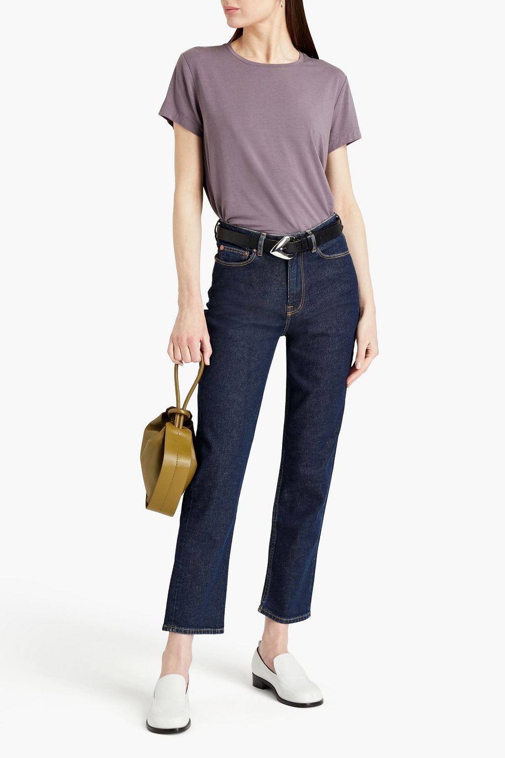 SAMSØE Φ SAMSØE Modal-blend jersey T-shirt
