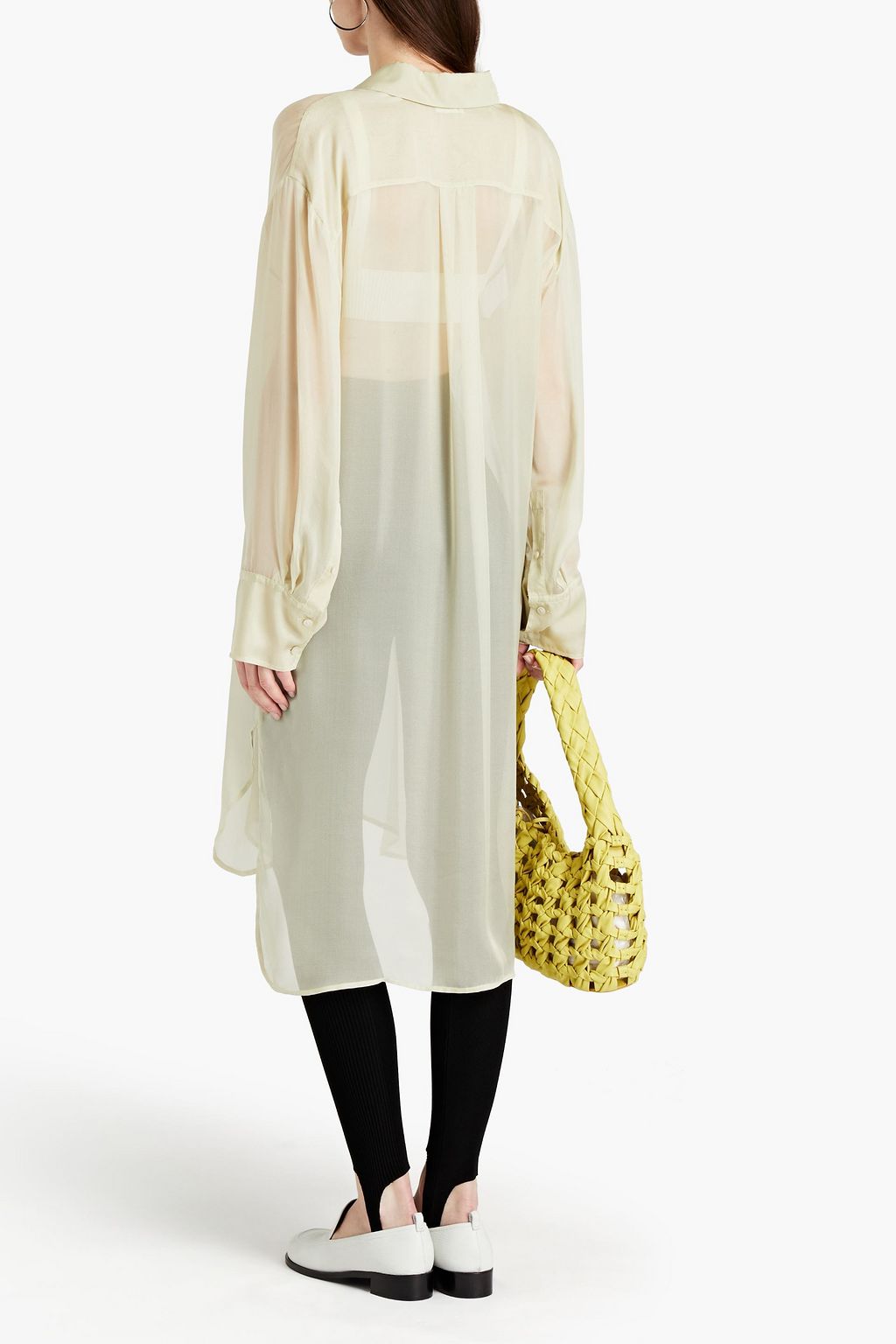 ACNE STUDIOS Silk-chiffon shirt