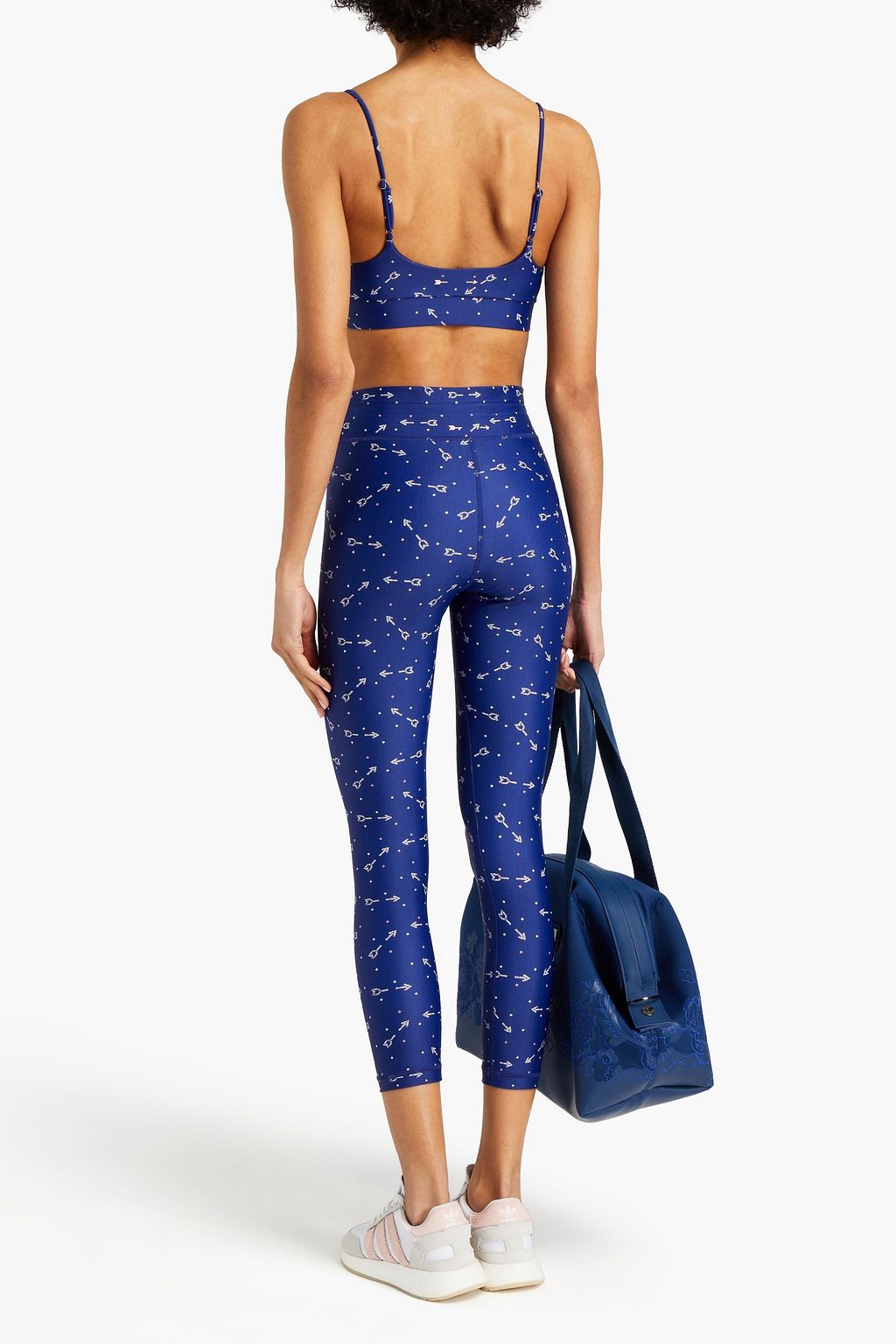THE UPSIDE Printed stretch sports bra