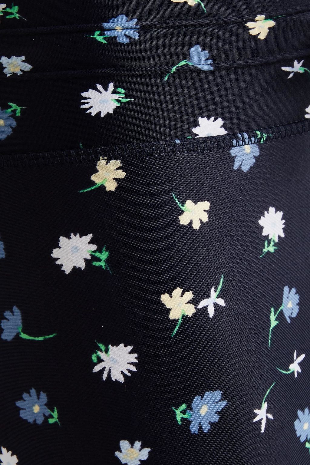 THE UPSIDE Cropped floral-print stretch leggings