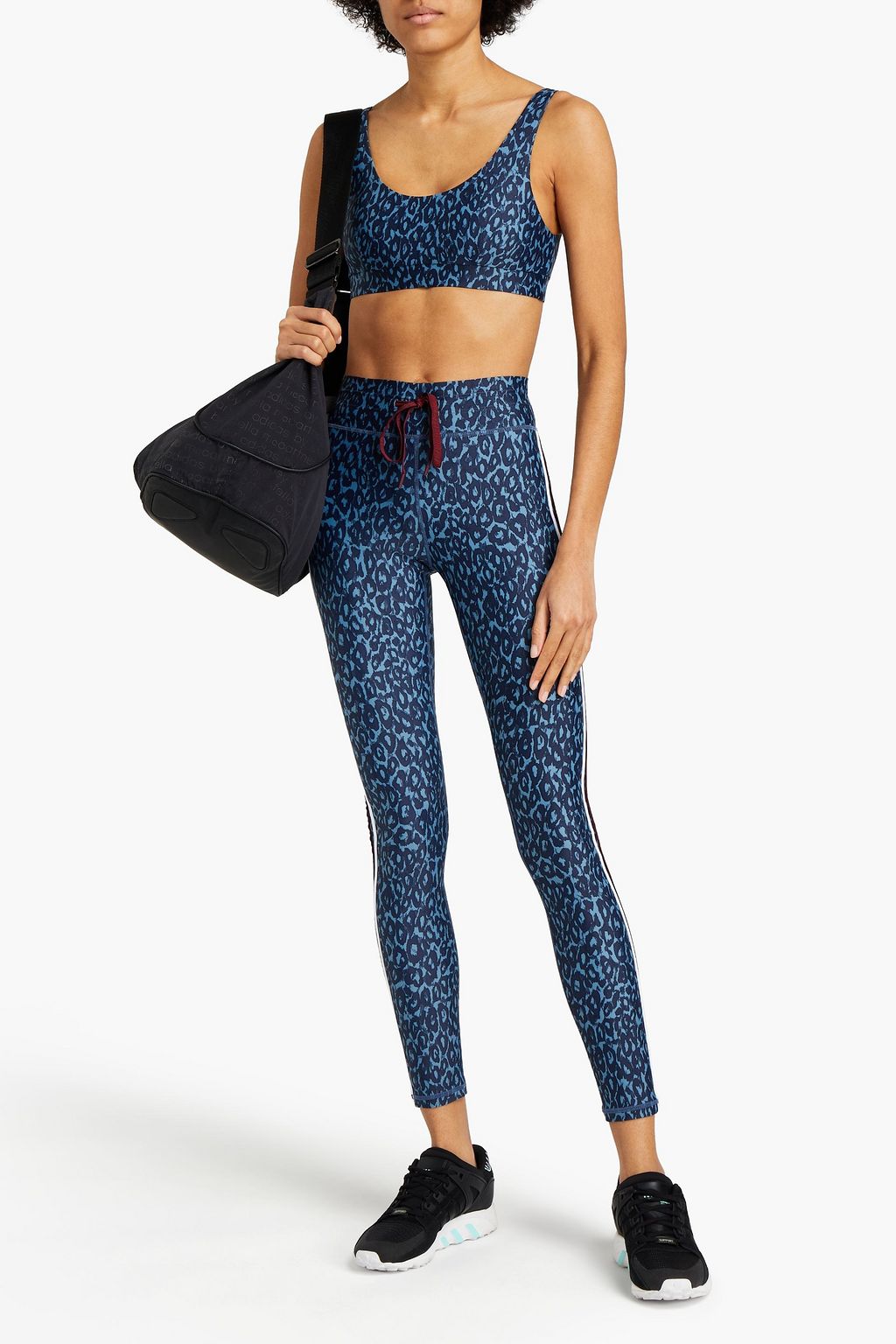 THE UPSIDE Primrose Leo Daisy leopard-print stretch sports bra